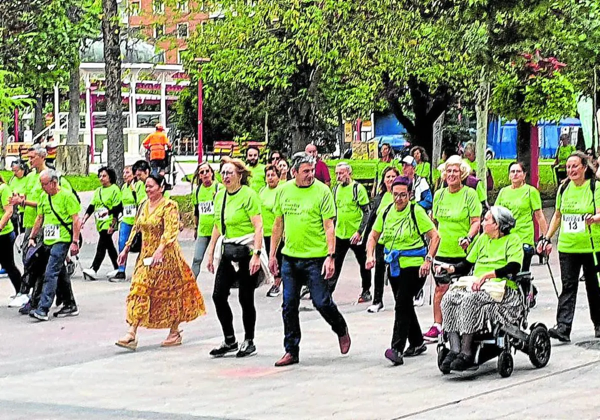 II Marcha Nórdica contra el Cáncer de Miranda